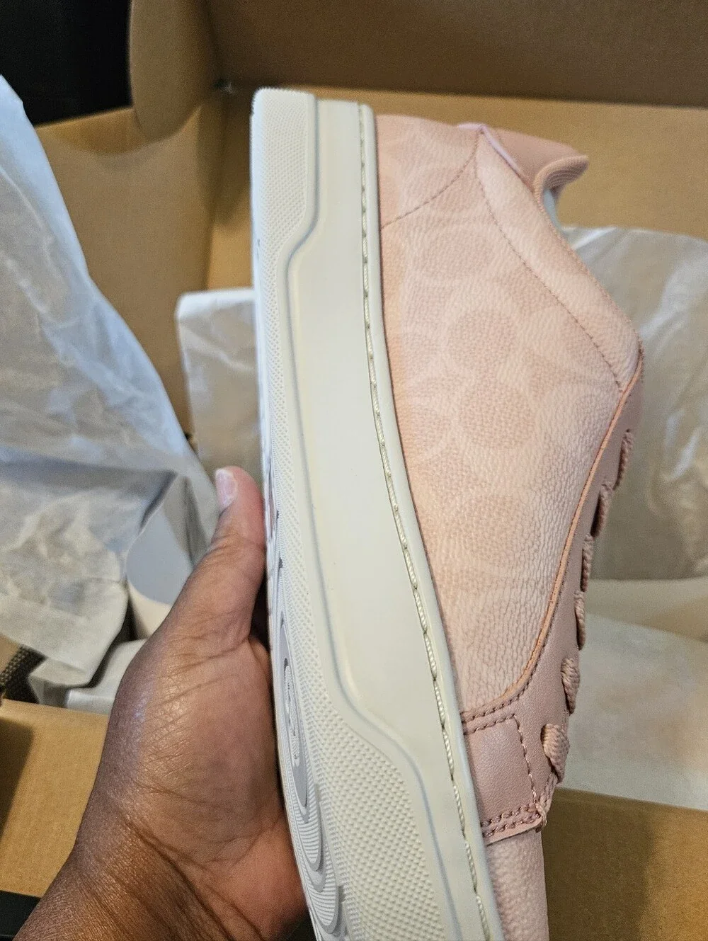 Coach High Line Sneaker In Signature Canvas